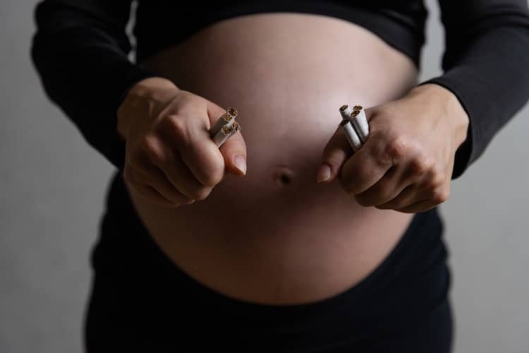 Smoking during pregnancy is harmful to the child and the mother