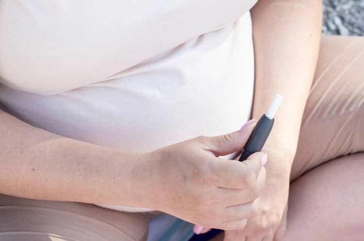 Smoking electronic cigarettes during pregnancy