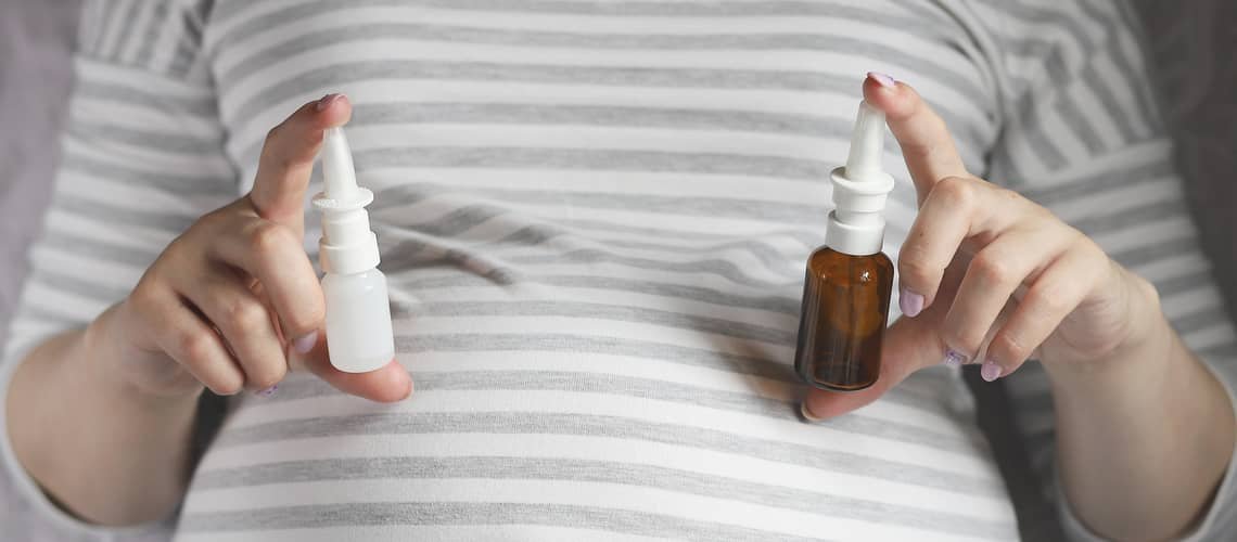 Spray and drops for the nose during pregnancy