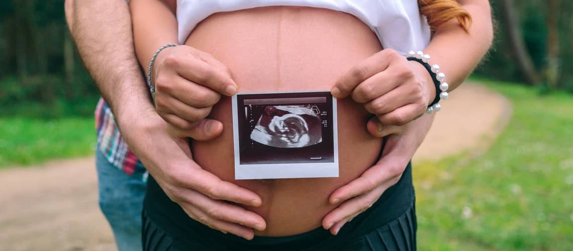 How does a baby lie in the womb?