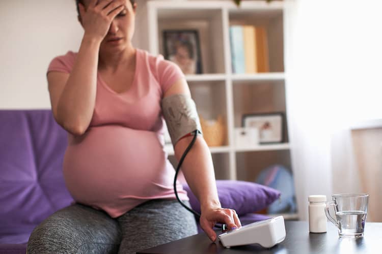 Control of blood pressure in pregnancy