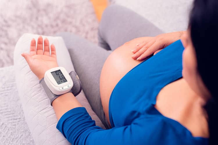 Low blood pressure in pregnancy