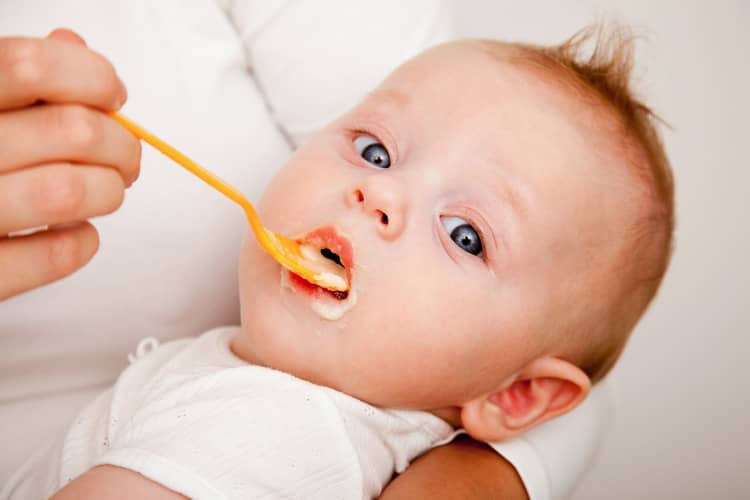 4-month-old baby food