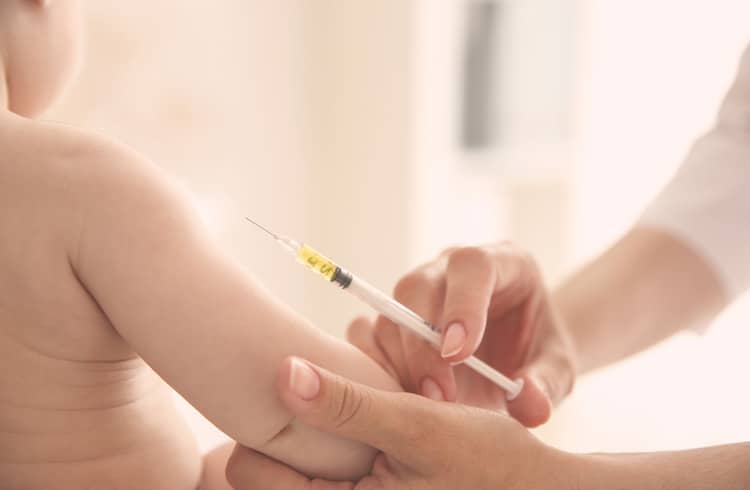 5-month-old baby vaccination